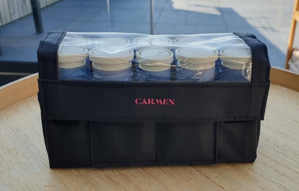 Carmen Warmterollers Set - Perfect voor Krullen, Ophalen of Verzenden, Zo goed als nieuw, Krultang of Stijltang