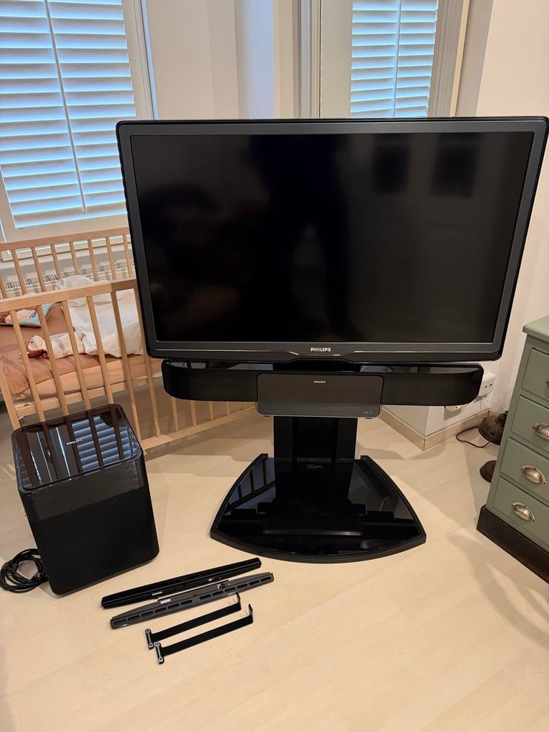 Philips LCD TV+plus HTS8160B/12 Soundbar Blue-ray, Ophalen, Philips, Gebruikt, 50 Hz
