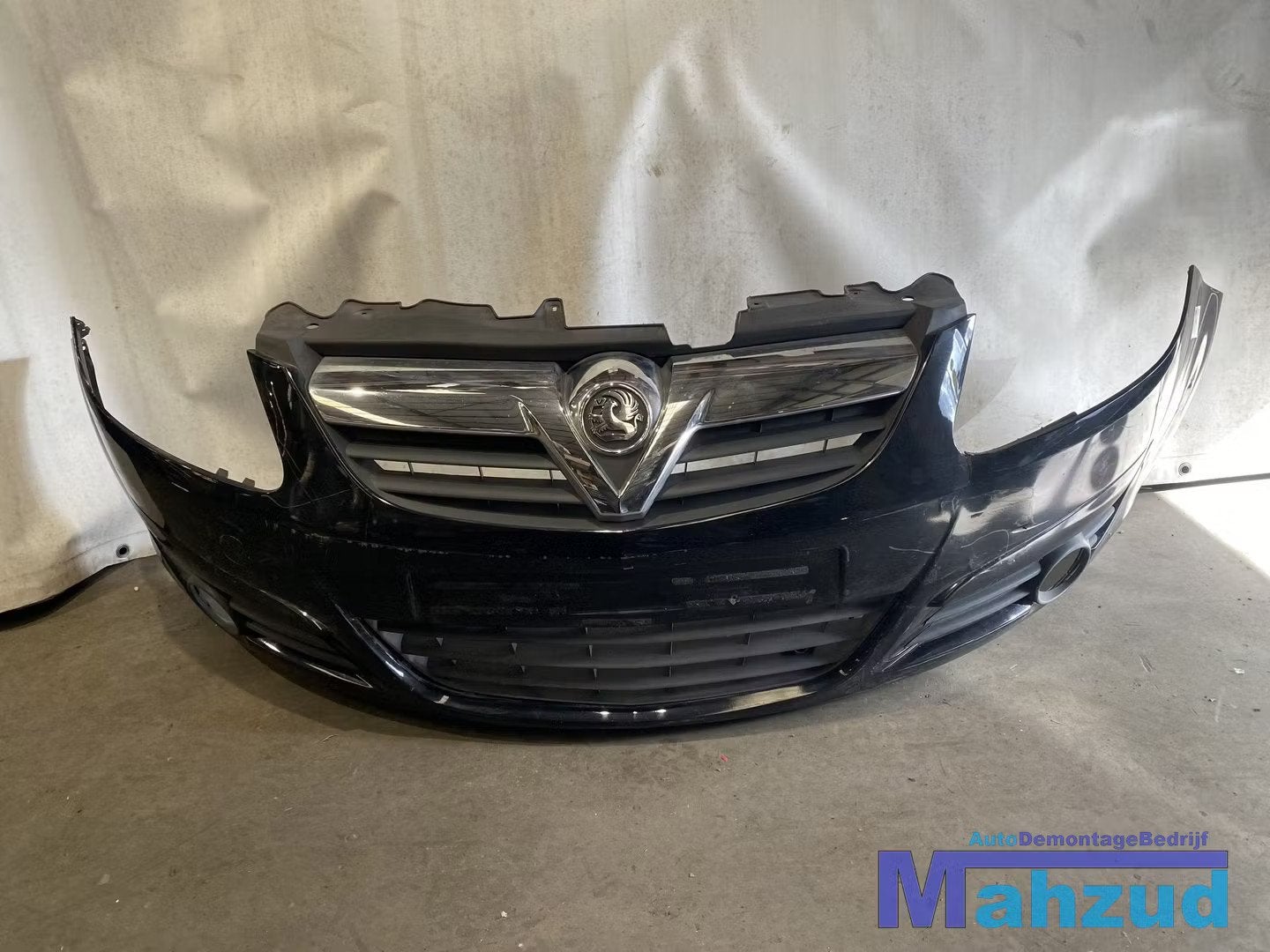 OPEL CORSA D Zwart voorbumper, Auto-onderdelen, Carrosserie en Plaatwerk, Gebruikt, Voor, Opel Automobile GmbH, Ophalen of Verzenden