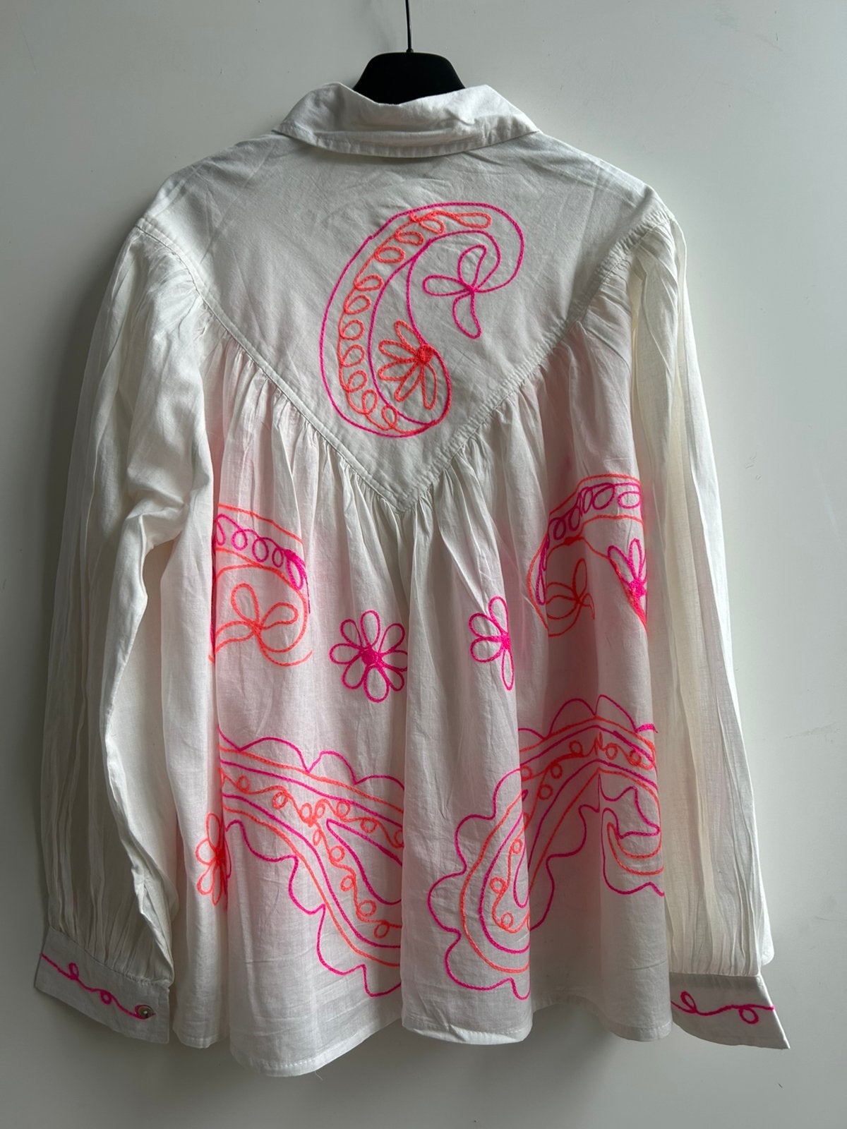 GOLD AND SILVER losvallende blouse Ibizastyle mt TU, Kleding | Dames, -, Verzenden, Parijs, Nieuw