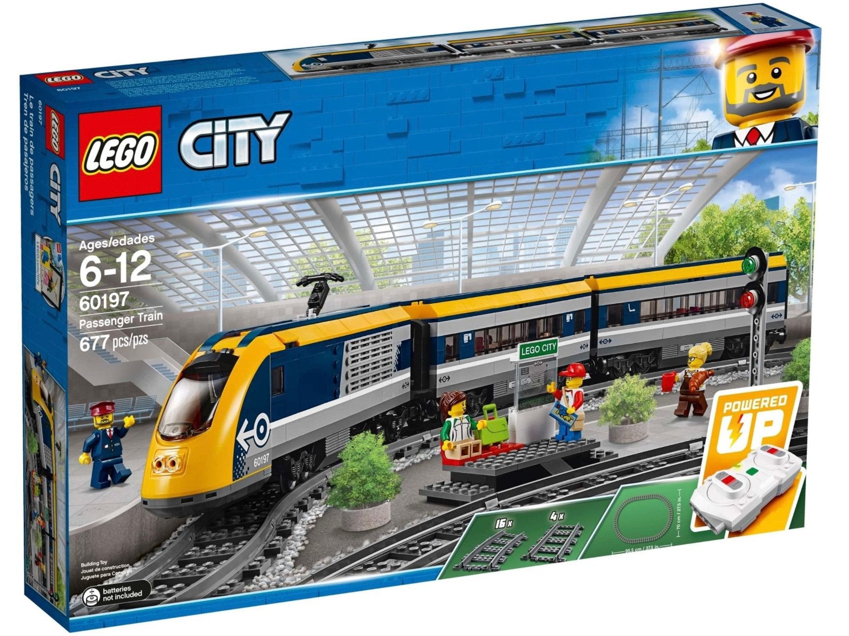 Lego City Trein 60197 Nieuw in doos Power-Up Bluetooth, Kinderen en Baby's, Speelgoed | Duplo en Lego, Ophalen, City, Lego, Nieuw