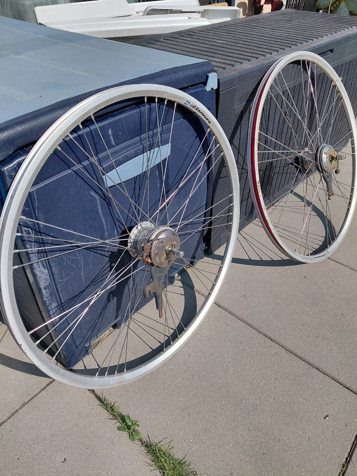 Set Batavus /Shimano fietswielen, Fietsen en Brommers, Fietsonderdelen, Ophalen of Verzenden