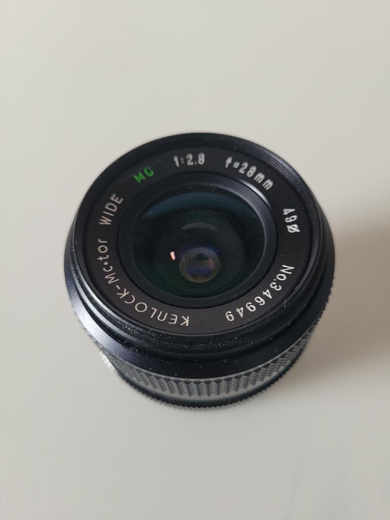 Kenlock prime lens 28mm 1:2.8, Audio, Tv en Foto, Fotografie | Lenzen en Objectieven, Ophalen of Verzenden, Gebruikt, Groothoeklens