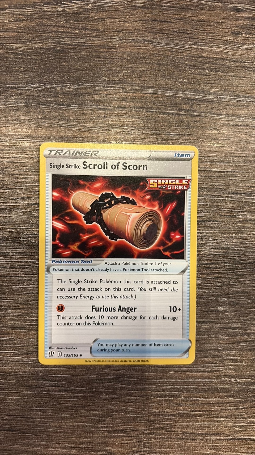 BST Single Strike Scroll of Scorn 133/163, Ophalen of Verzenden, Zo goed als nieuw