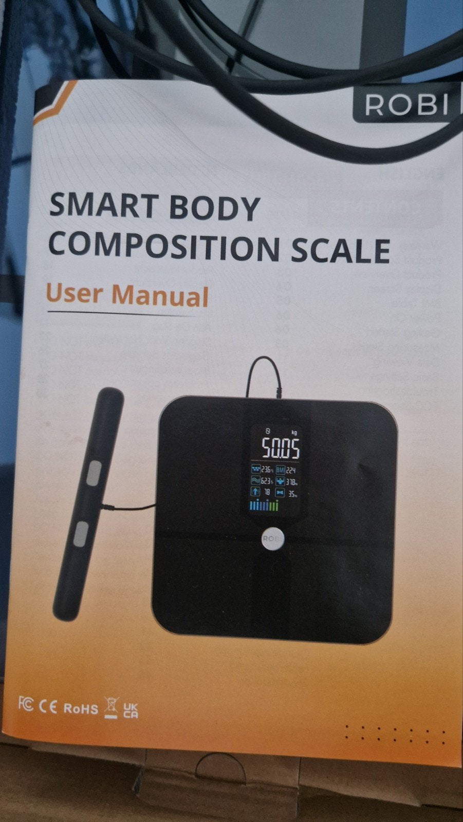 ROBI Smart Body Composition Scale - Nieuw, 1 tot 500 gram, Nieuw, 100 kg of meer, Ophalen of Verzenden