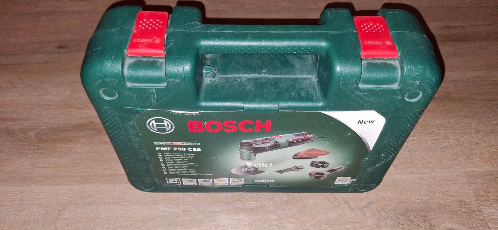 Bosch PMF 250 CES Multitool met accessoires en koffer, Ophalen of Verzenden, Gebruikt