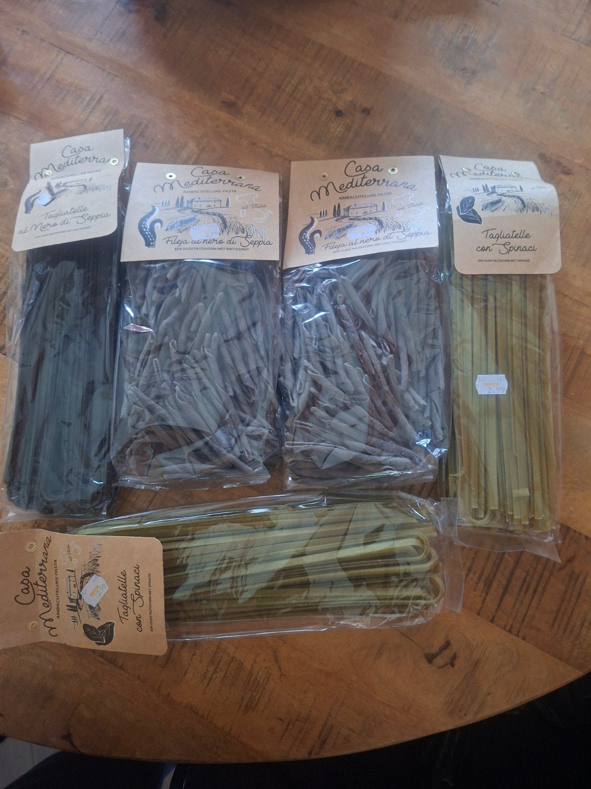 pasta 5x, Overige typen, Nieuw, Ophalen of Verzenden, Overige materialen
