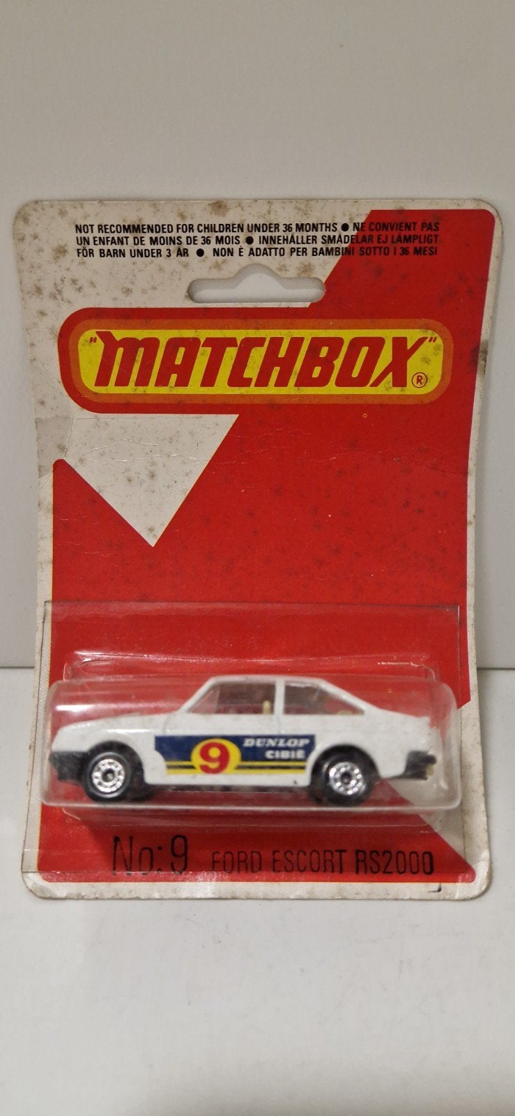 Matchbox no. 9 Ford Escort RS2000, Ophalen of Verzenden