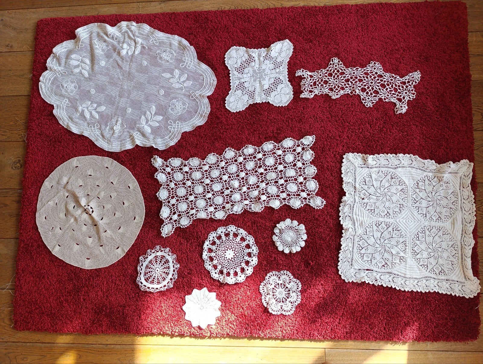 kanten kleedjes, Ophalen of Verzenden