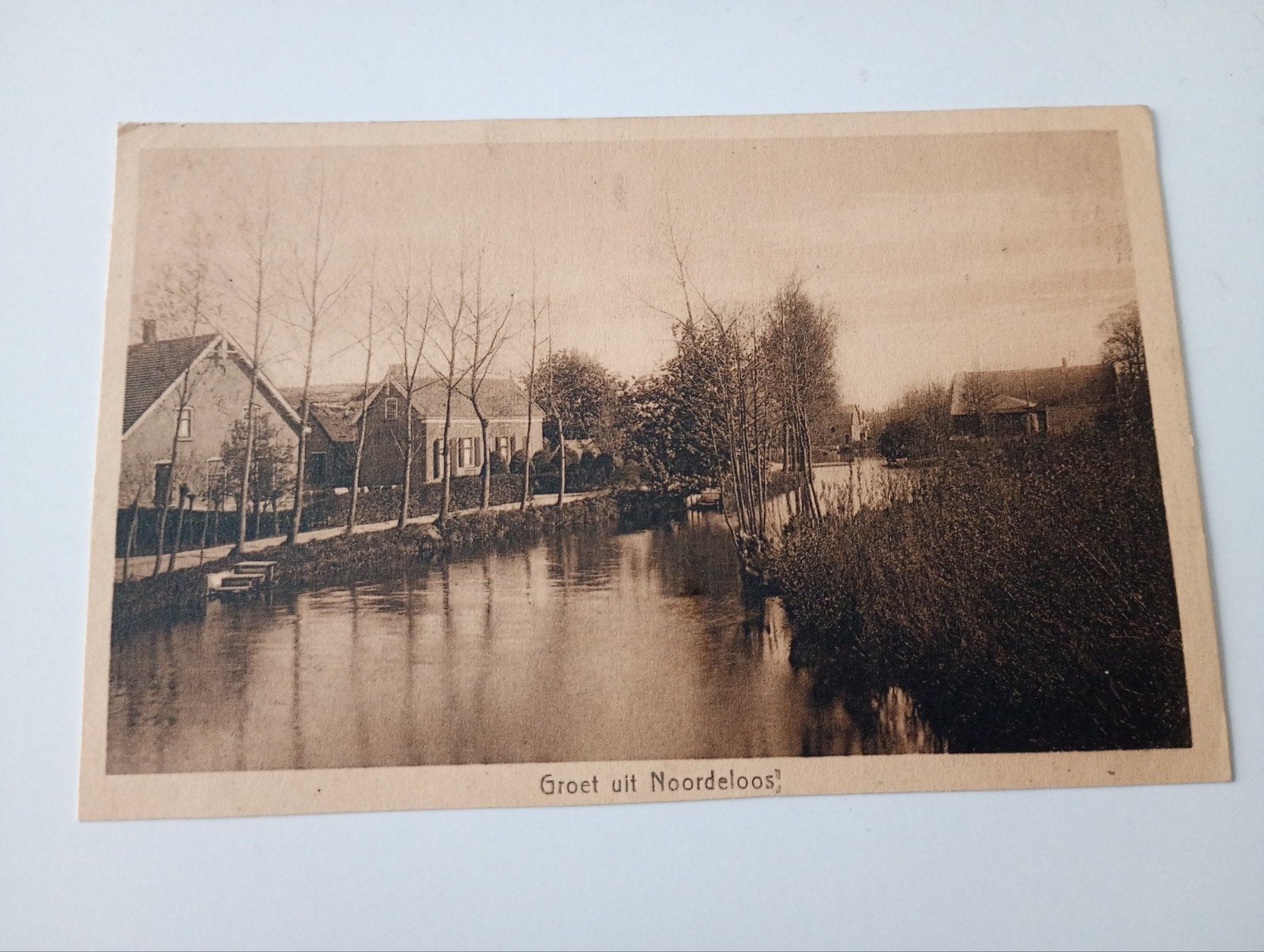 Noordeloos Dorpsgezicht, Ophalen of Verzenden, 1920 tot 1940, Ongelopen, Zuid-Holland