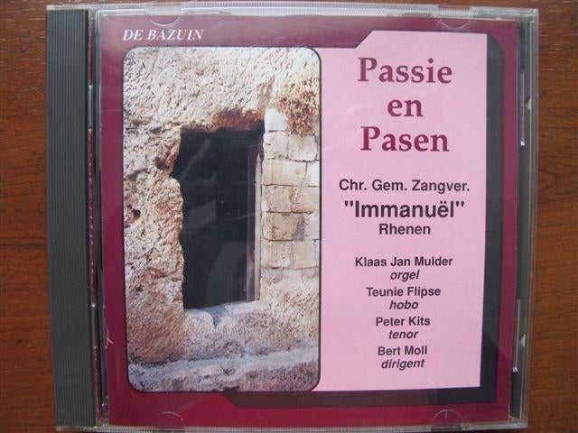 Cd Passie en pasen: Immanuel Rhenen, Klaas Jan Mulder, orgel, Ophalen of Verzenden, Zo goed als nieuw, Gospel