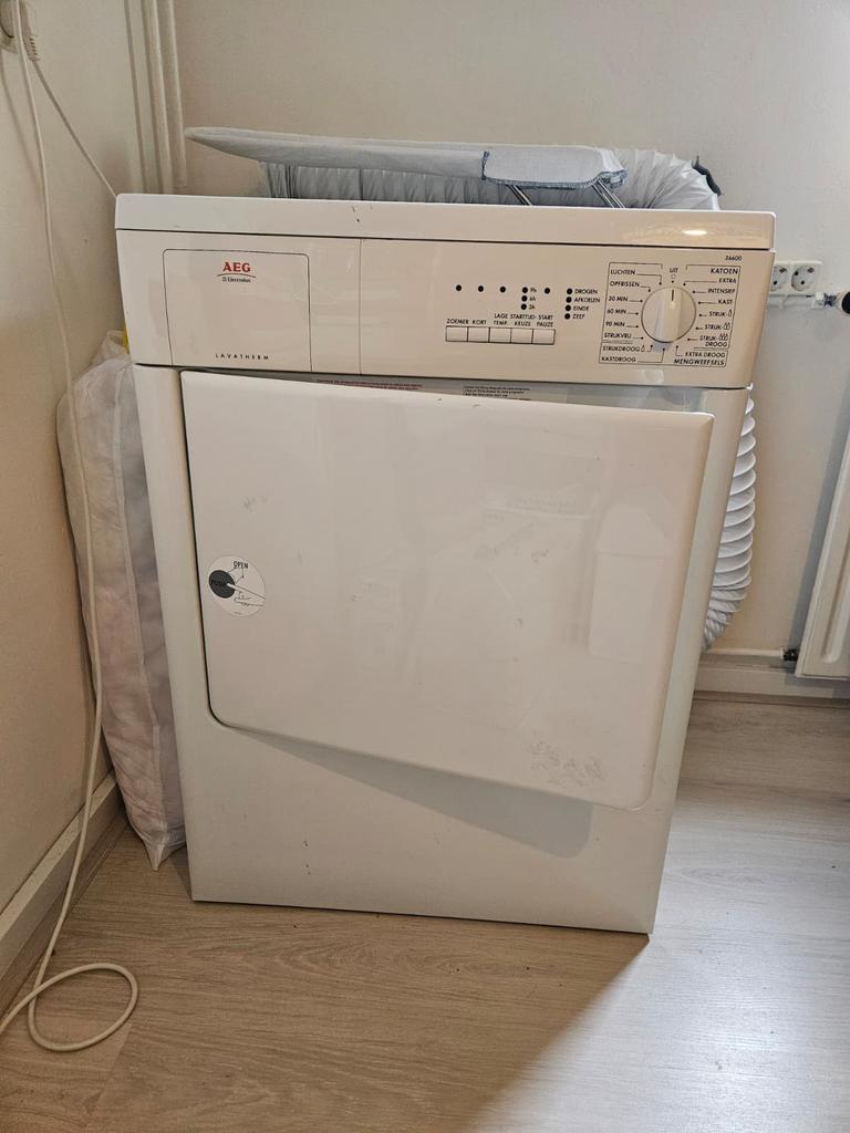 AEG Lavatherm wasdroger, Witgoed en Apparatuur, Ophalen, Gebruikt, Luchtafvoer, Voorlader