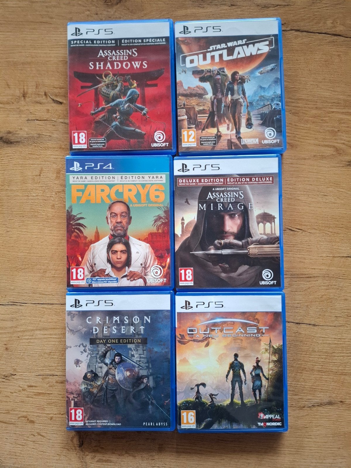 PS5 en PS4 Games Bundel - Crimson Desert, Assassin's Creed,, Ophalen