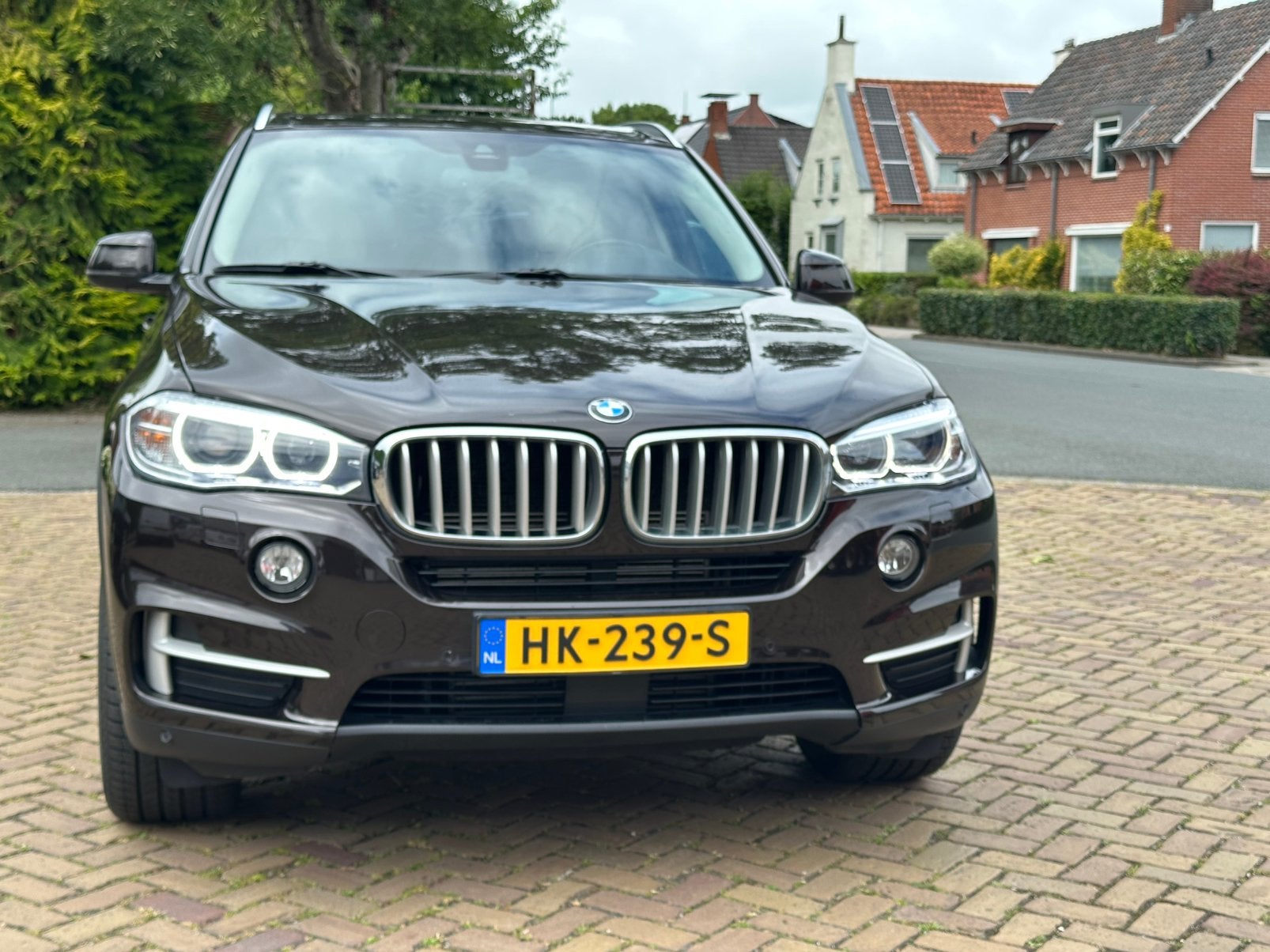BMW X5 Xdrive40e Iperformance 313pk Aut 2015 Bruin, Auto's, X5, Bruin, Vierwielaandrijving, 147 €/maand