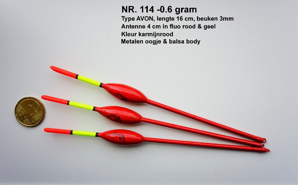 KARPERDOBBER HANDBUILT  NR. 114 / 0.6 gram, Watersport en Boten, Hengelsport | Karpervissen, Ophalen of Verzenden, Nieuw, Dobber of Lood