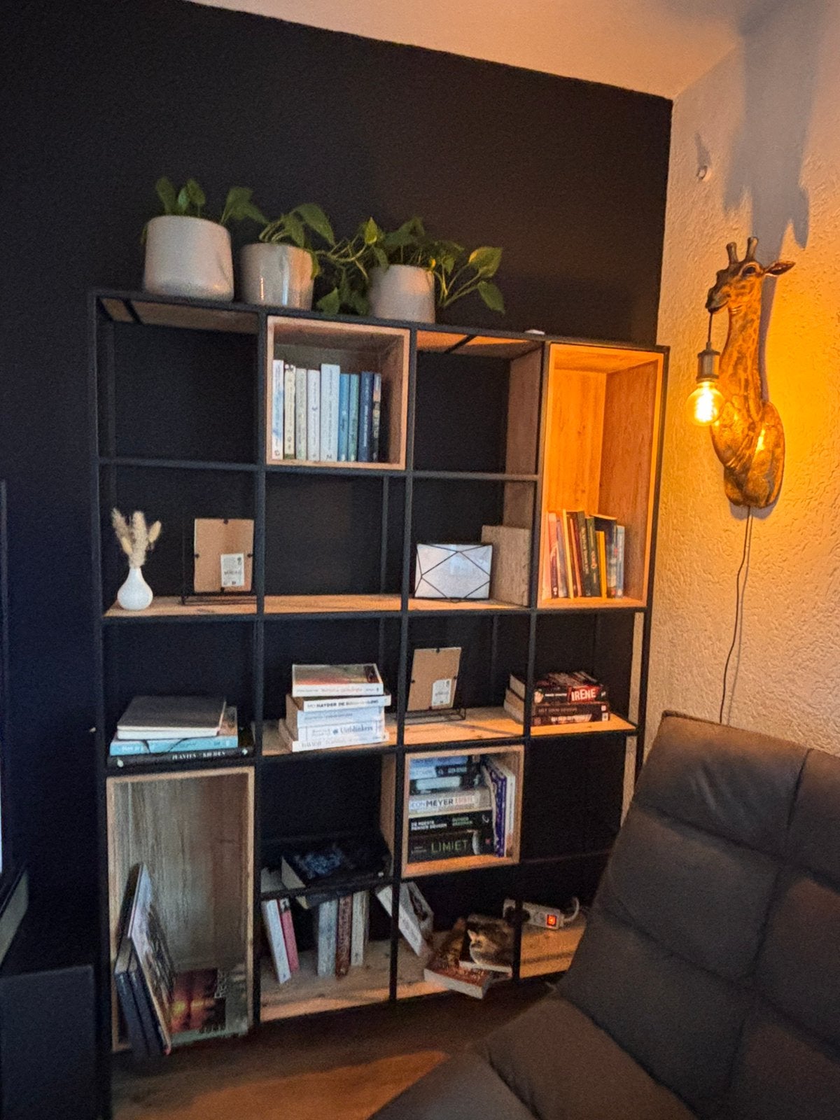 Boekenkast, Ophalen, 50 tot 100 cm, Zo goed als nieuw, 150 tot 200 cm