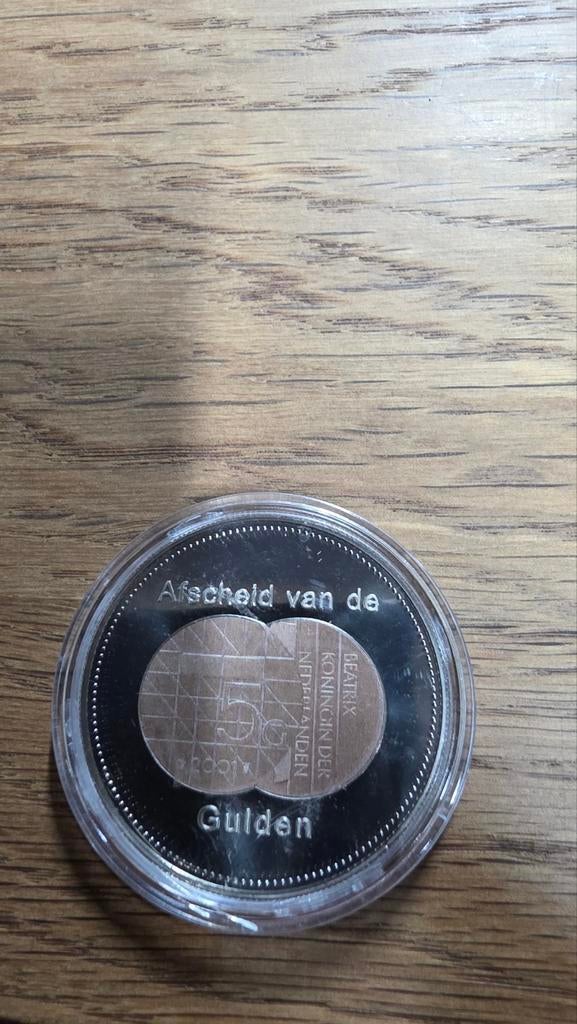 Afscheid van de Gulden munt 2001 Beatrix, Ophalen of Verzenden, Koningin Beatrix, Overige waardes, Losse munt