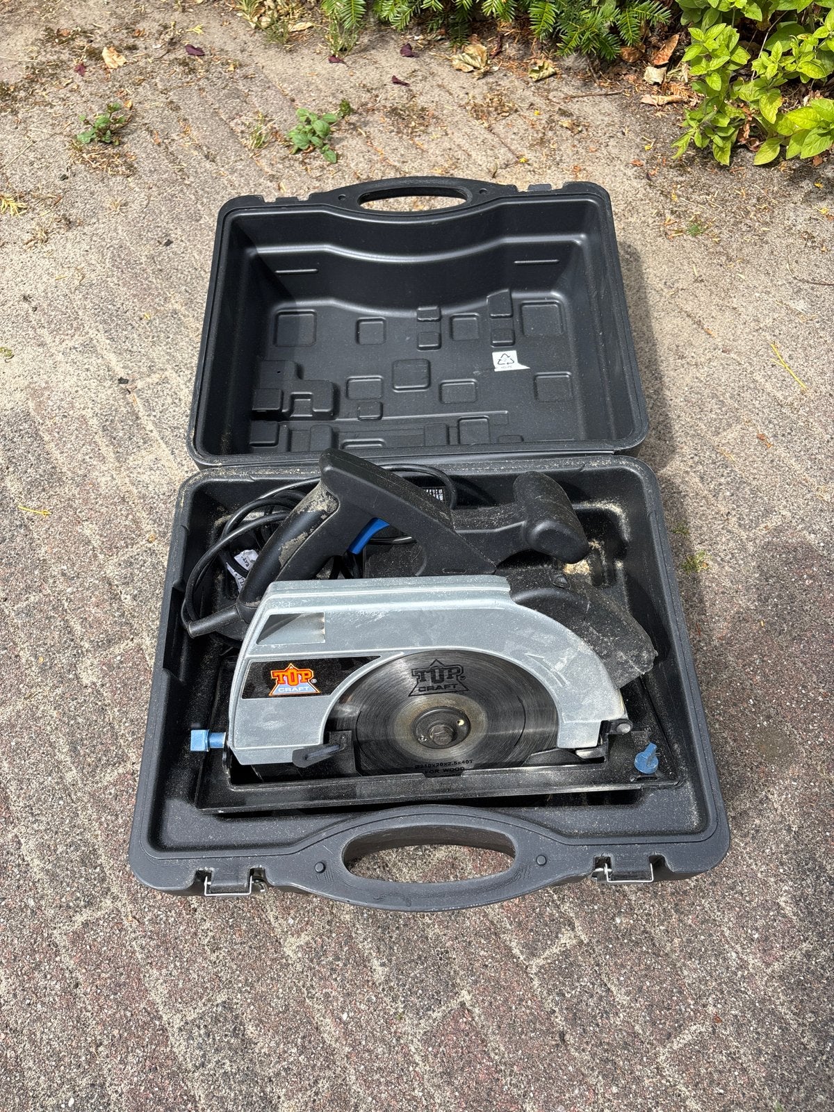 Top Craft Cirkelzaag in koffer, Ophalen, Gebruikt, Cirkelzaag, 30 tot 70 mm