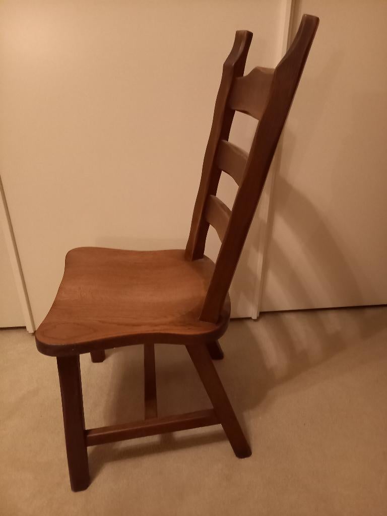 eiken eetkamerstoelen, Ophalen, Gebruikt, Bruin, Boereneiken