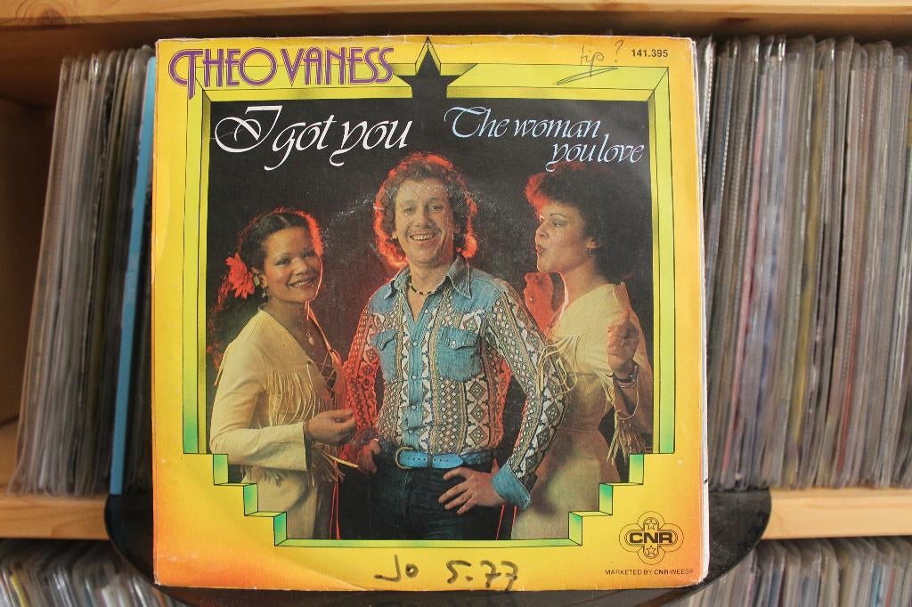 7" Single Theo Vaness - I Got You / The Woman You Love, Gebruikt, 7 inch, Single, Ophalen of Verzenden