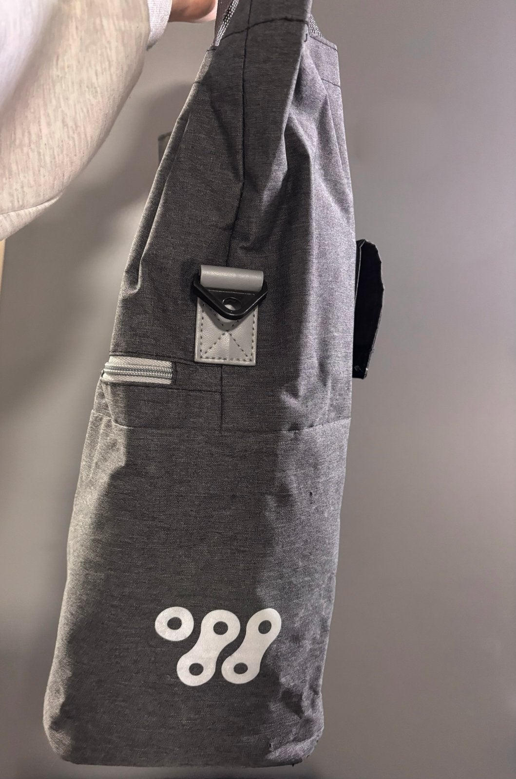 Fietsfietstas/fietstas voor bagagedrager, grijs, Ophalen of Verzenden, Gebruikt, Bagagekar, Minder dan 20 kg