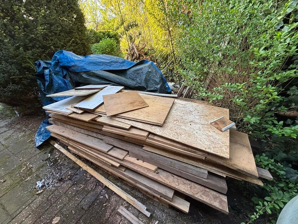Brandhout, Doe-het-zelf en Verbouw, Ophalen, Zo goed als nieuw, Pallet, Minder dan 200 cm