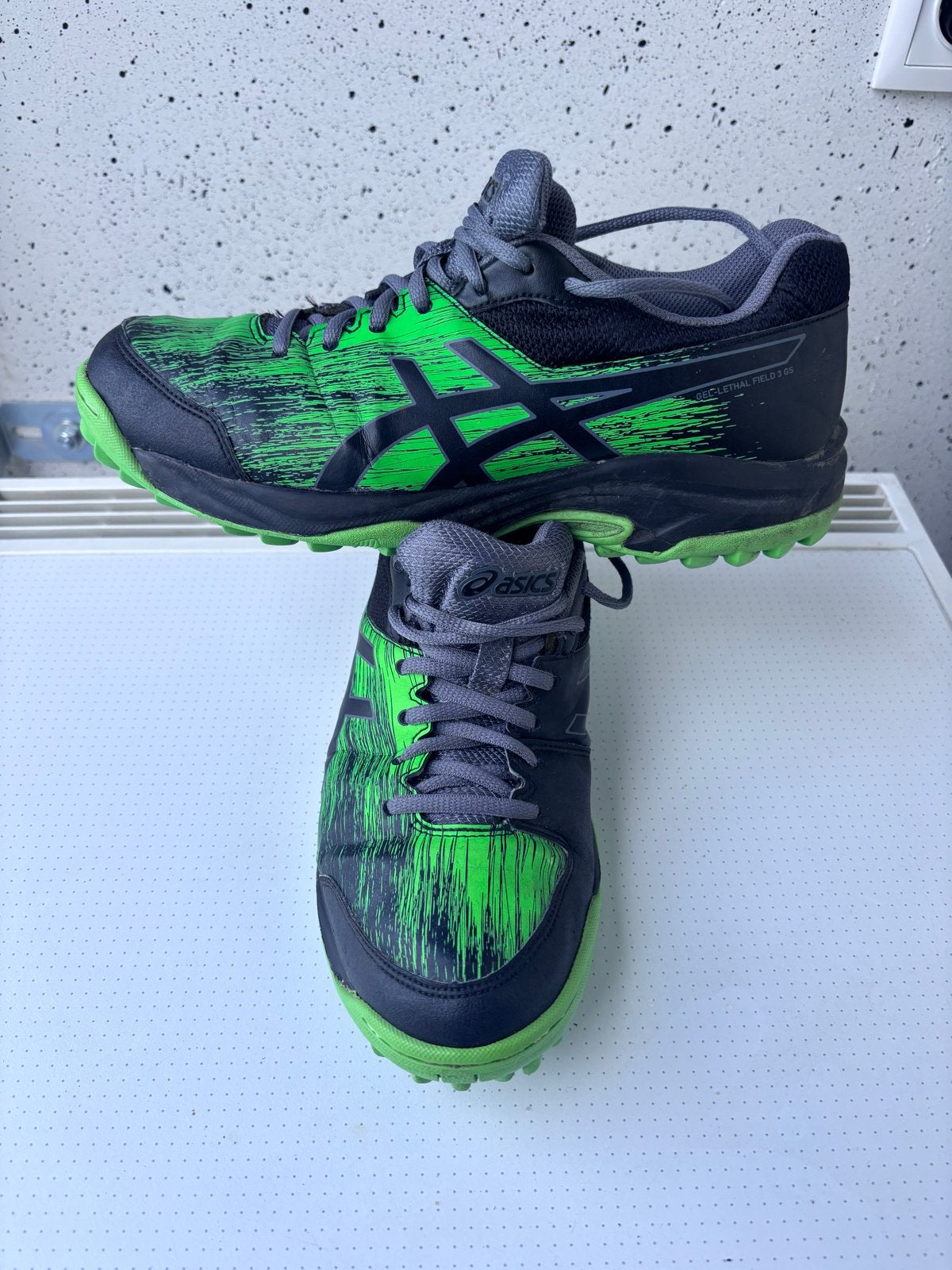 Asics sportschoenen maat 39,5 - Groen/Zwart, Sport en Fitness, Hardloopschoenen, Ophalen of Verzenden, Zo goed als nieuw, Hardlopen