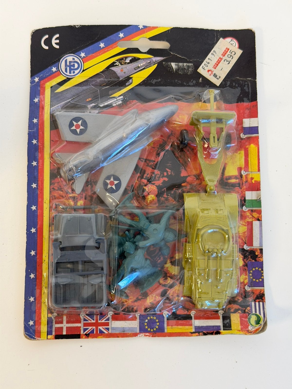 Vintage HP Military Combat Set Vliegtuig Tank Soldaten 1990, Verzamelen, P, P, P, Nieuw