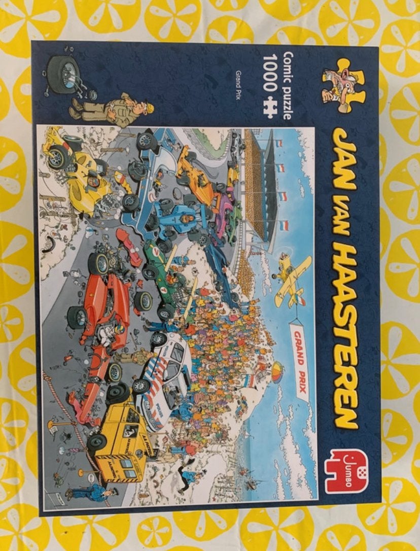 Jan van Haasteren: Grand Prix (1000 stukjes), Ophalen of Verzenden, 500 t/m 1500 stukjes, Zo goed als nieuw, Legpuzzel