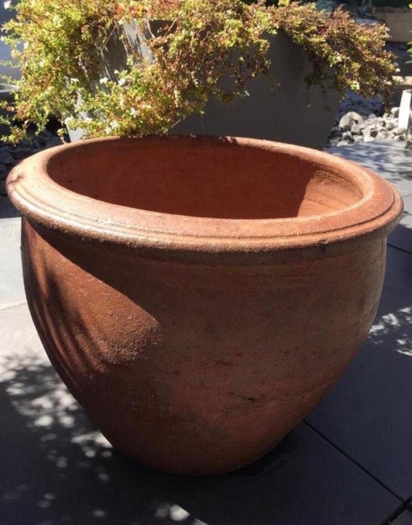 Grote Terracotta 51,5cm oud Hollandse bloempot kwaliteit, Tuin en Terras, Bloempotten, 40 cm of meer, Rond, Ophalen of Verzenden