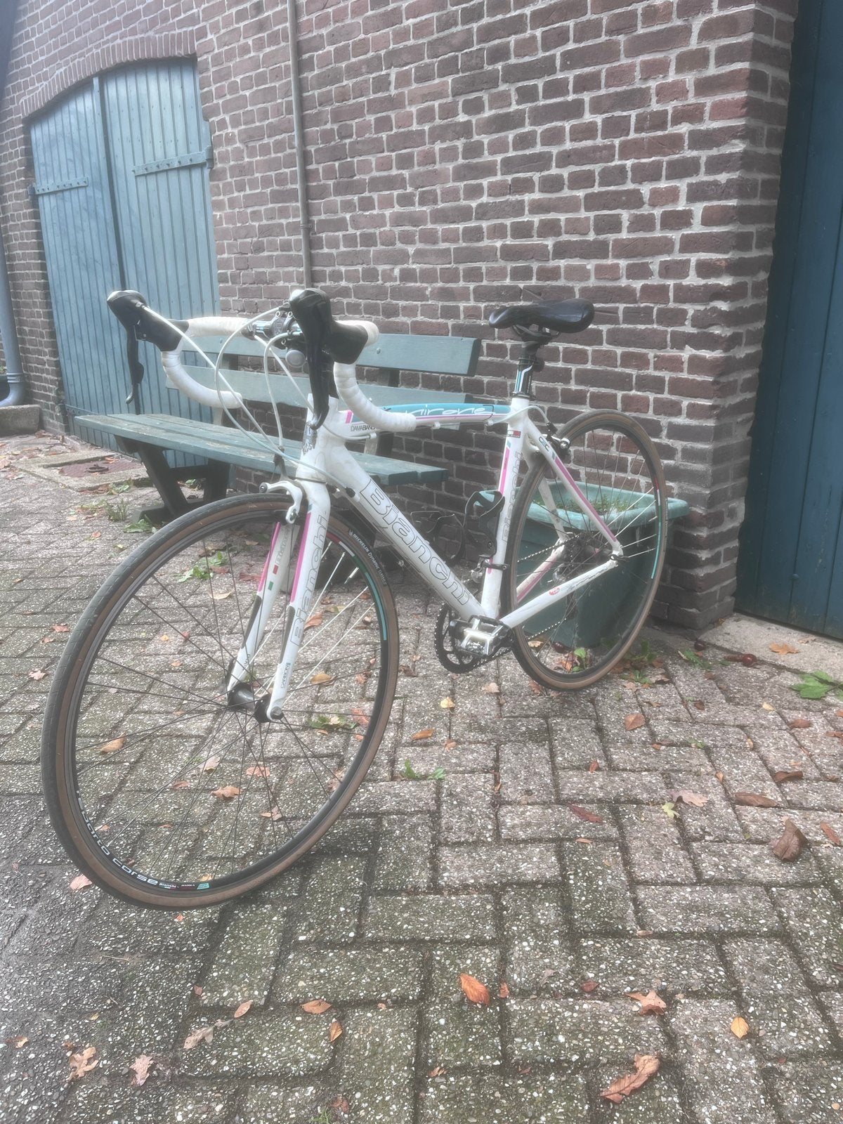 Bianchi racefiets - Dames - Gebruikt, Fietsen en Brommers, 28 inch, Gebruikt, Velgrem, Aluminium