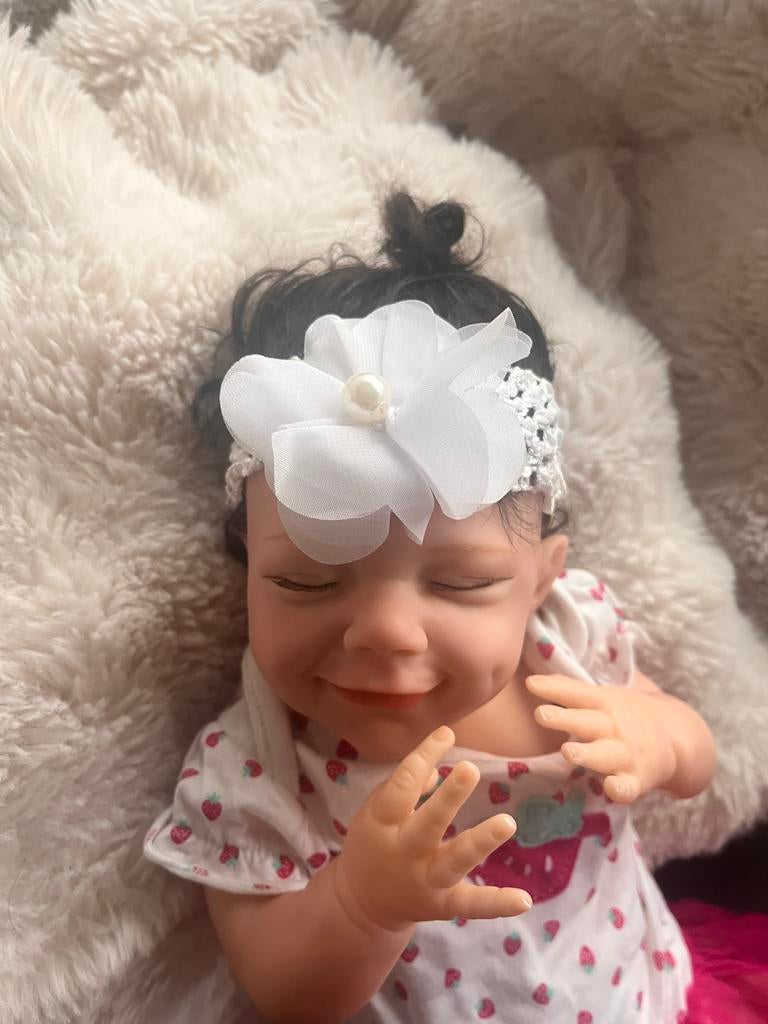 Rebornpop met kleding en accessoires, Kinderen en Baby's, Speelgoed | Poppen, Ophalen, Zo goed als nieuw, Babypop