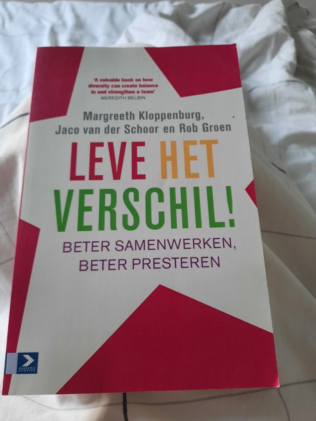 Leve het Verschil! Beter Samenwerken, Beter Presteren, Boeken, Ophalen of Verzenden, Zo goed als nieuw, Management, Margreeth Kloppenburg, Jaco van der Schoor en Rob Groen