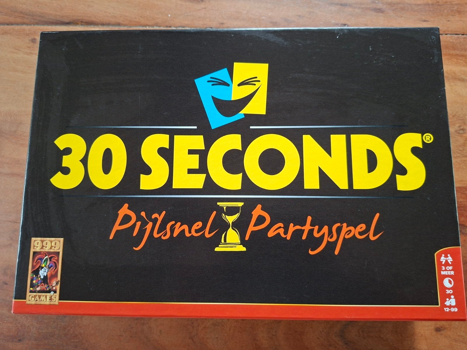 30 seconds NIEUW pijlsnel partyspel 999 GAMES, Vijf spelers of meer, Ophalen of Verzenden, Nieuw, 999 Games