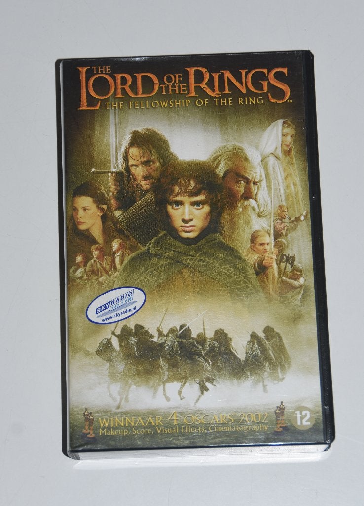 VHS Lord of the Rings The Fellowship Tolkien, Verzamelen, Verzenden, Zo goed als nieuw, Overige typen