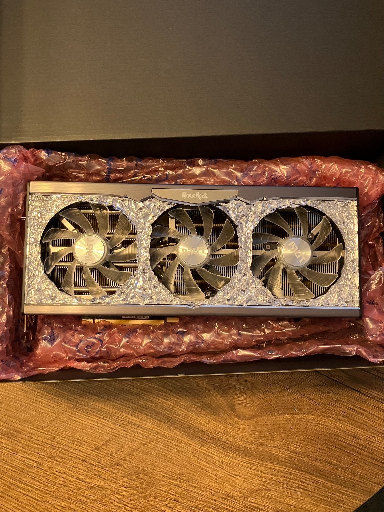 NVIDIA RTX 4070 Ti Palit GameRock Classic 12GB videokaart, GDDR6, PCI-Express 4, Ophalen of Verzenden, Zo goed als nieuw