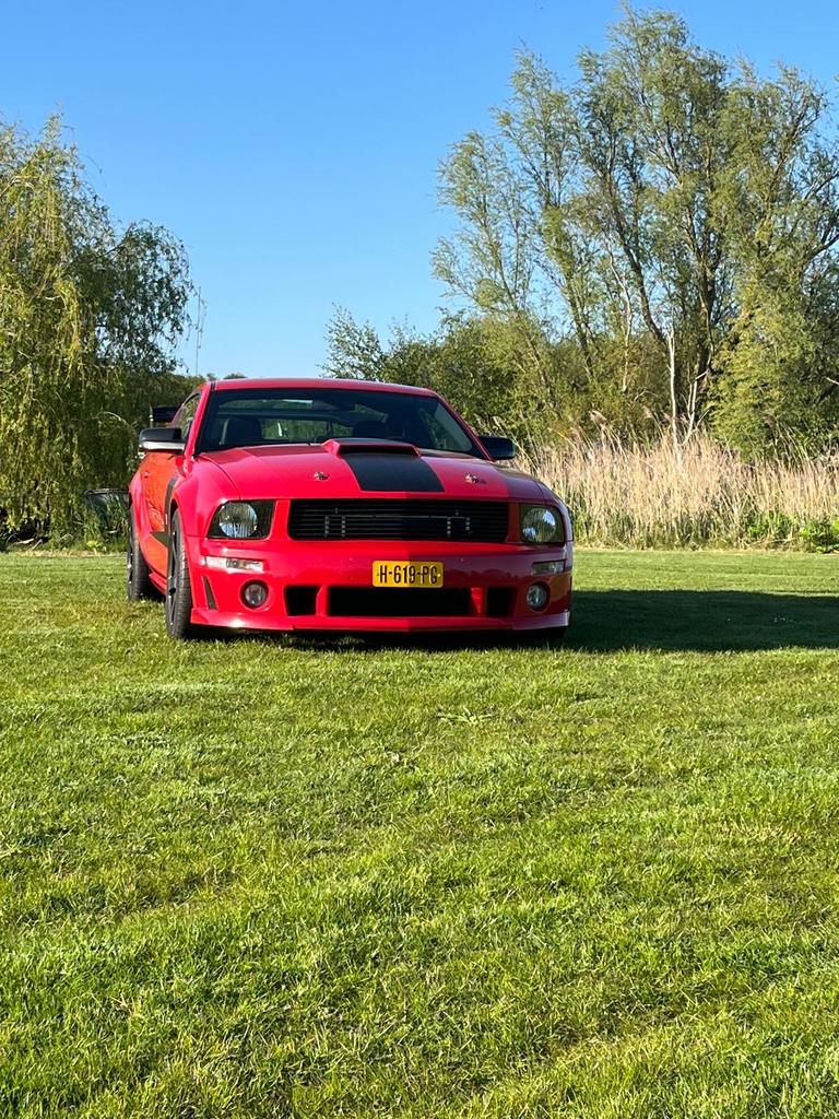 Ford Mustang Rousch 427R TrakPak #42 van 100, Auto's, Ford, Particulier, Benzine, Coupé, Geïmporteerd, Rood, Ophalen
