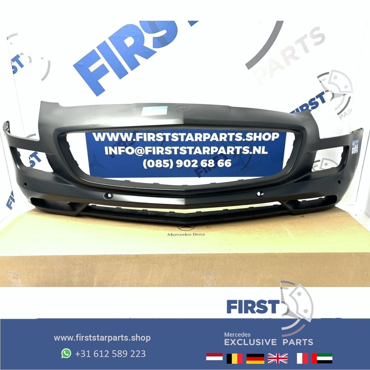 W197 C197 R197 SLS AMG63 VOORBUMPER BUMPER A1978850025 SLS 6, Gebruikt, -, Voor, Ophalen of Verzenden