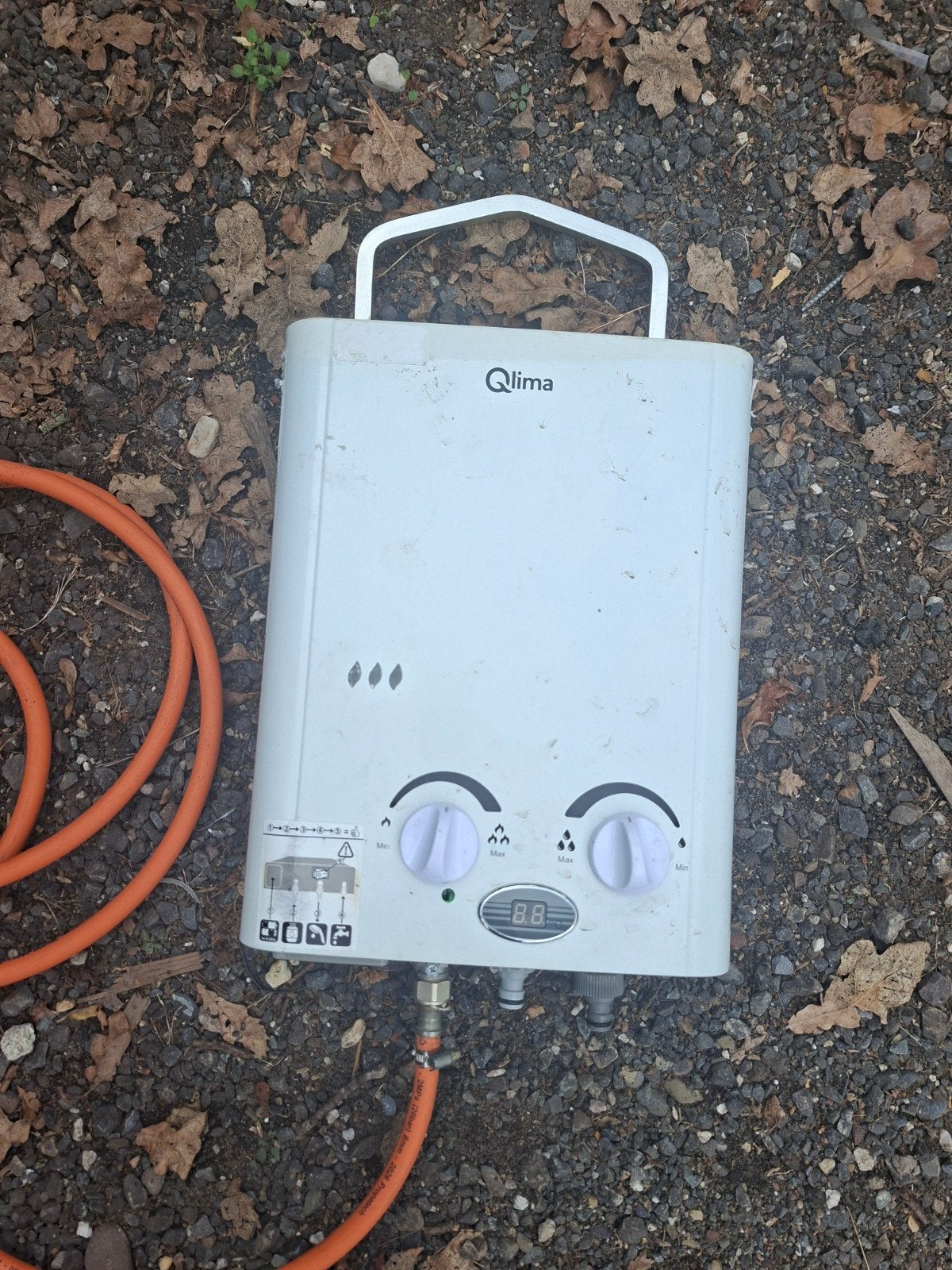 gas geiser bijvoorbeeld camping, Ophalen of Verzenden, Zo goed als nieuw