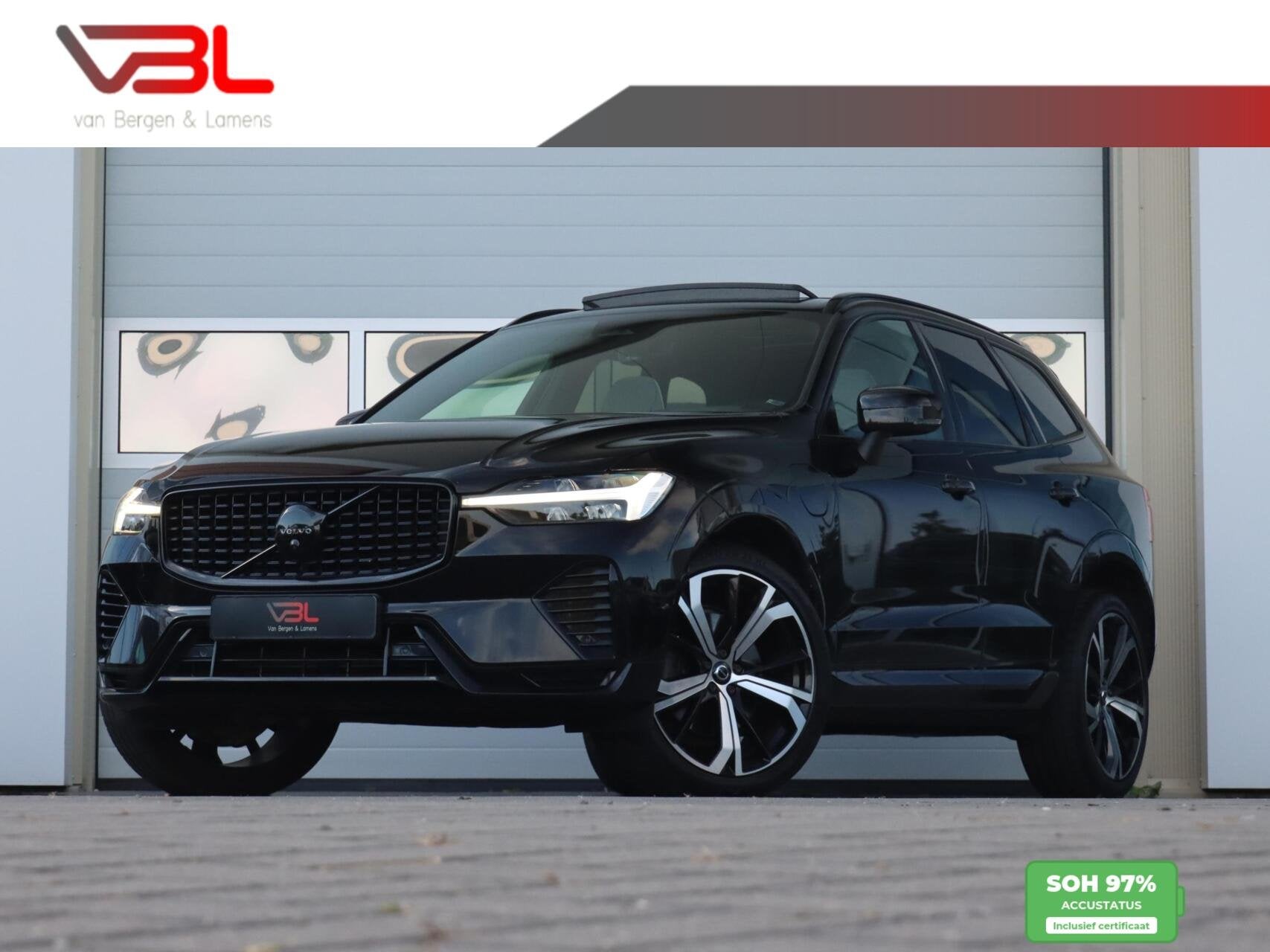 Volvo XC60 2.0 T8 Plug-in hybrid AWD Plus Dark | SOH 97% | P, Auto's, Automaat, Dealer onderhouden, Stof, Gebruikt