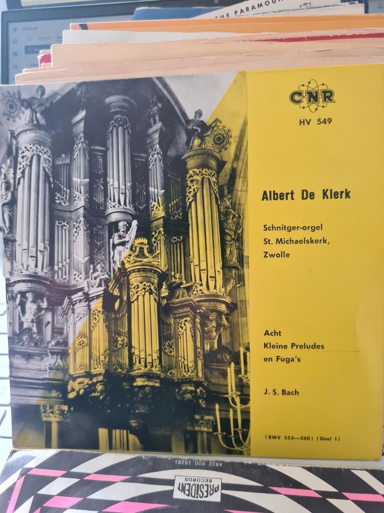 Albert De Klerk - J.S. Bach: Preludes en Fuga's (Deel 1), Gebruikt, Overige typen, Ophalen of Verzenden, 12 inch