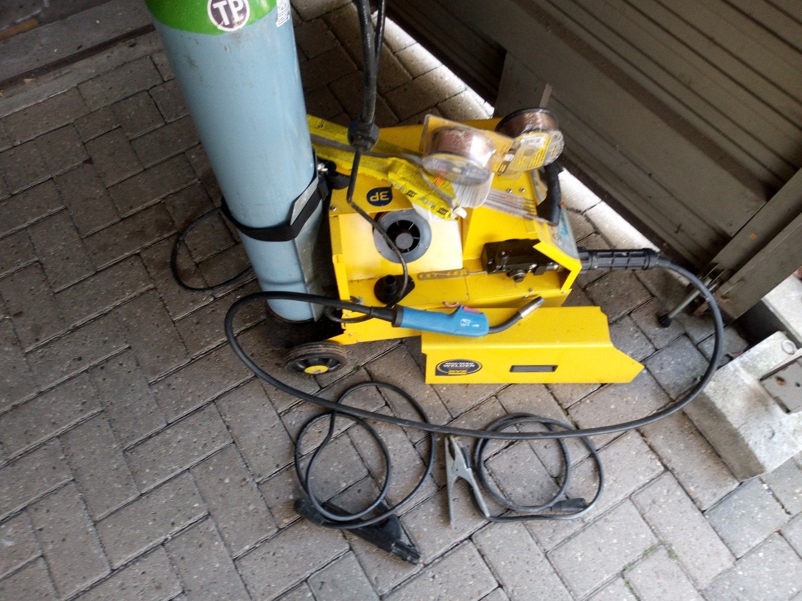 Lasapparaat met fles., Doe-het-zelf en Verbouw, Gereedschap | Lasapparaten, Ophalen, Zo goed als nieuw, Overige typen