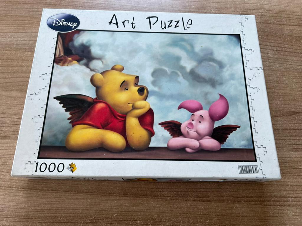 Nieuw Disney Art puzzel 1000 stukjes Winnie de Pooh Angels, Ophalen of Verzenden, 500 t/m 1500 stukjes