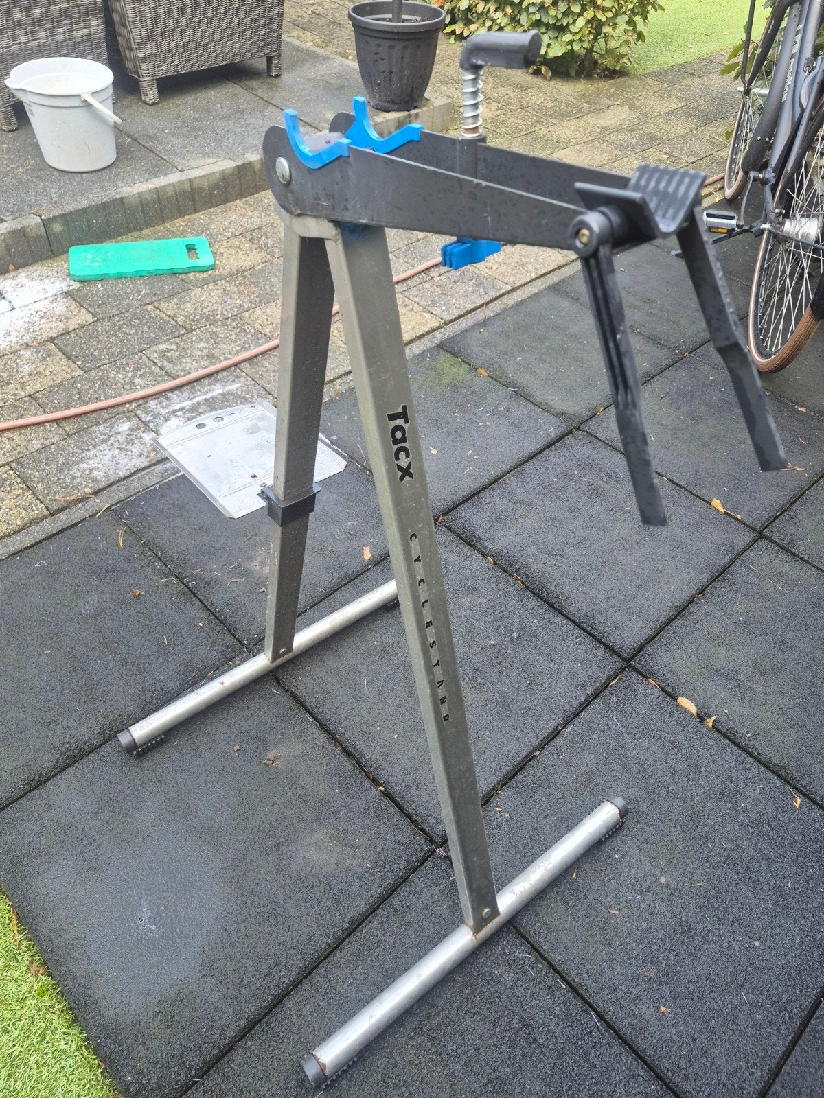 Montagestandaard Tacx, Fietsen en Brommers, Ophalen, Gebruikt