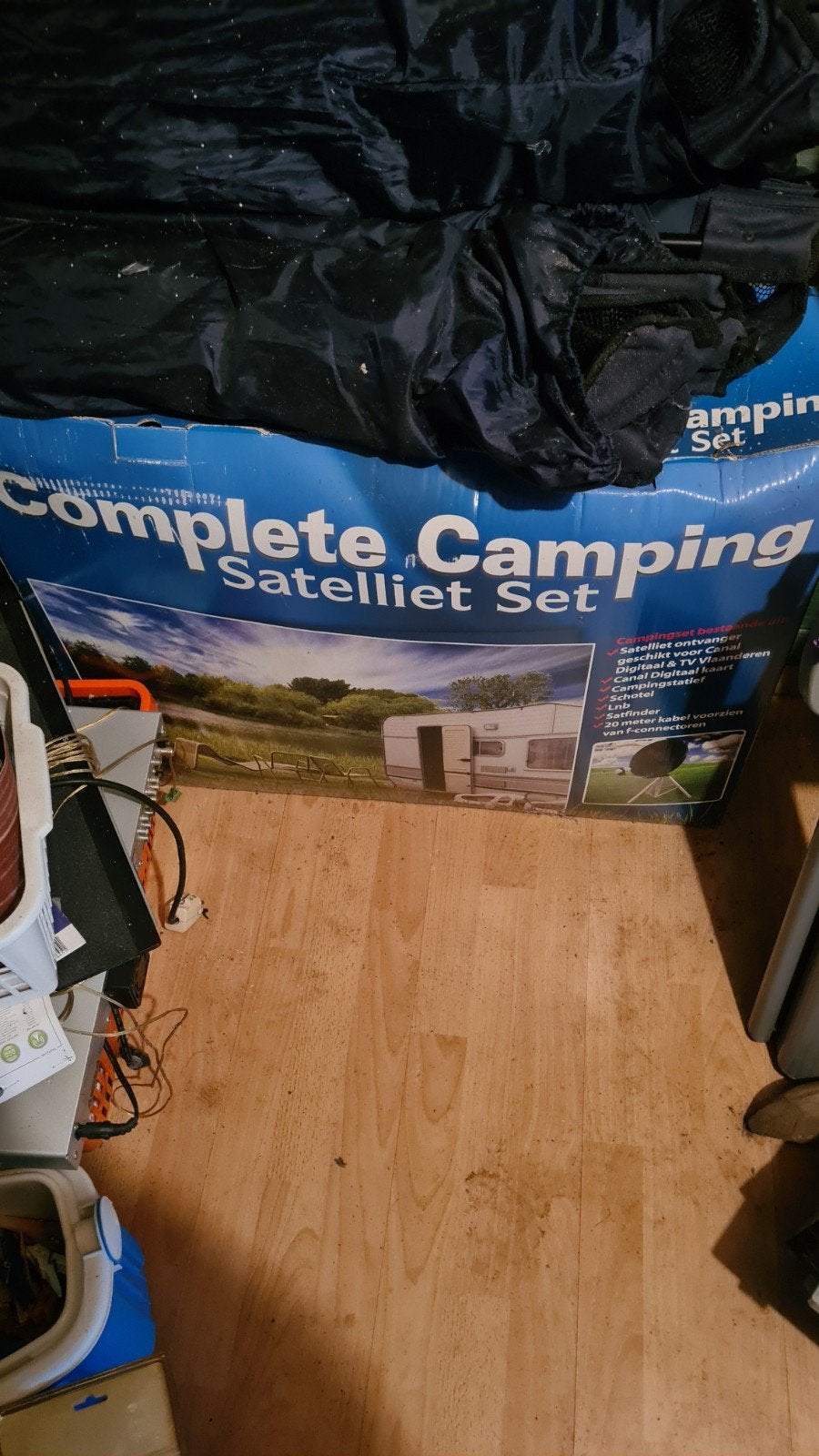 complete camping satelliet, Ophalen, 15 m² of meer, Zeil