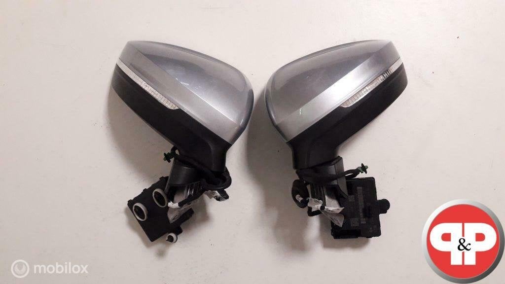 VW Touareg CR7 Elektrisch Klapbaar Spiegel Set 761857502A, Auto-onderdelen, Spiegels