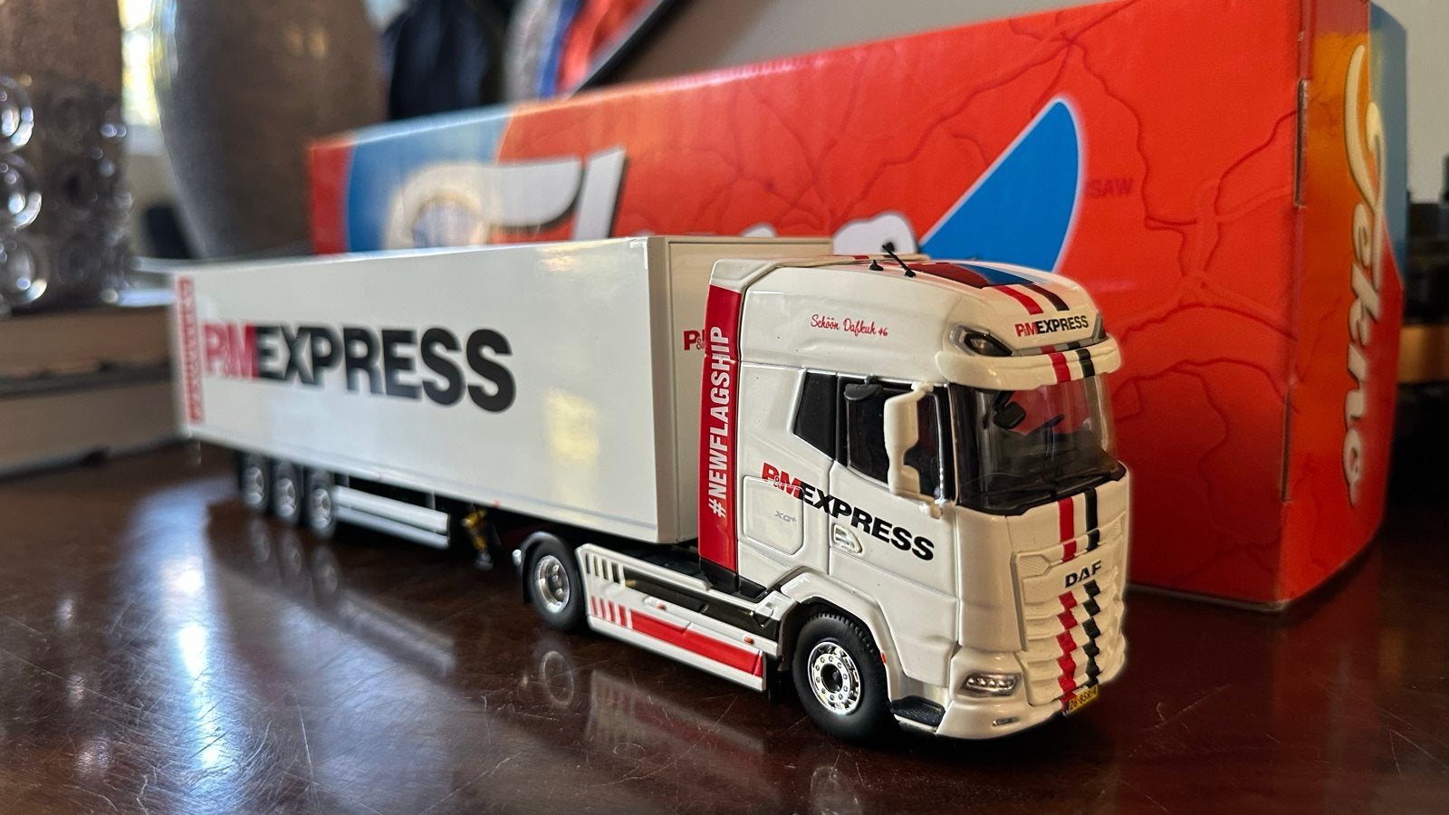 DAF XG+ P&M Express Tekno Schaalmodel, Ophalen of Verzenden, Nieuw, Overige merken