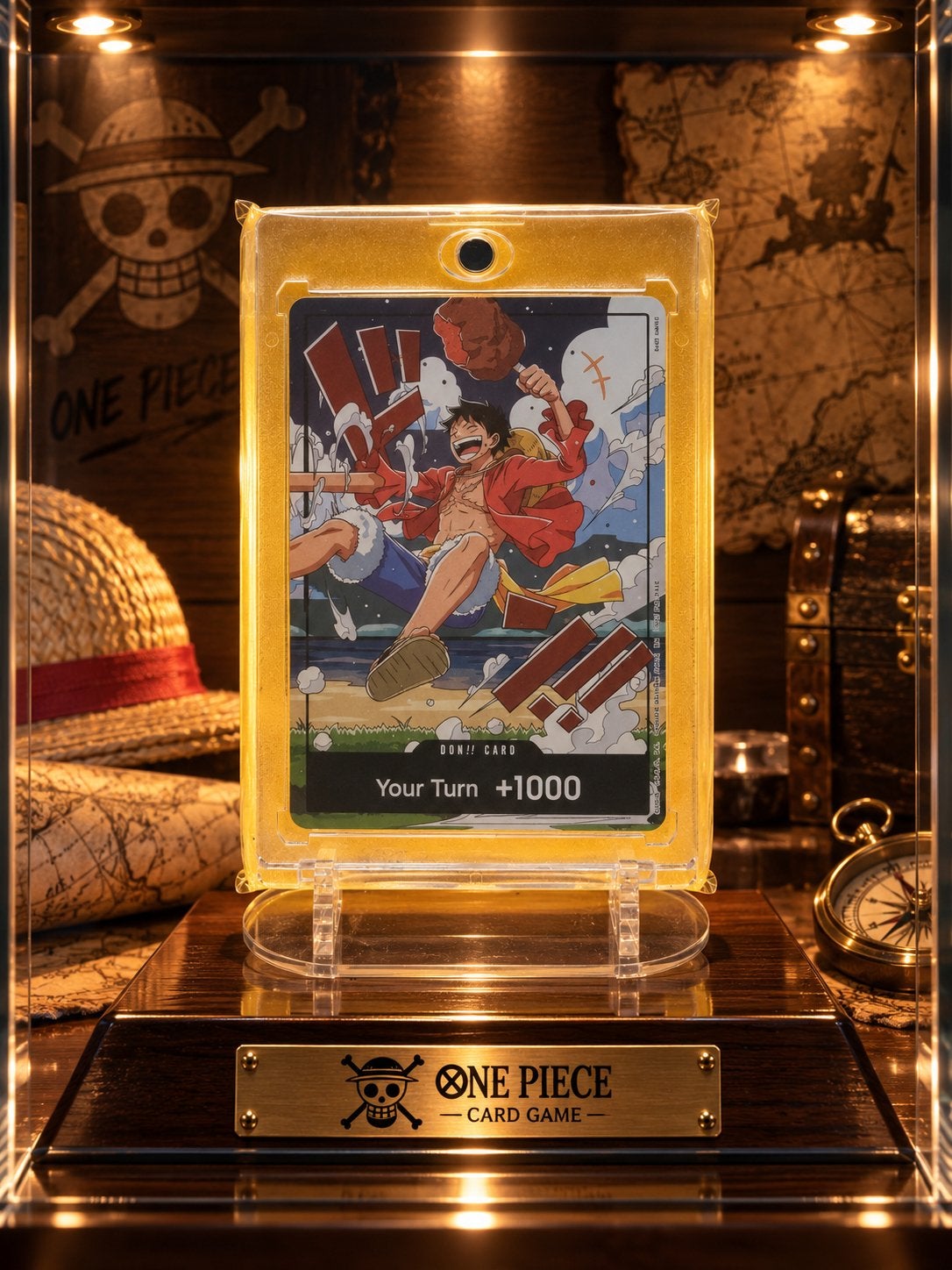 Monkey D. Luffy One Piece DON!! Card – Special Artwork, Hobby en Vrije tijd, Verzenden, Zo goed als nieuw, Losse kaart, Foil