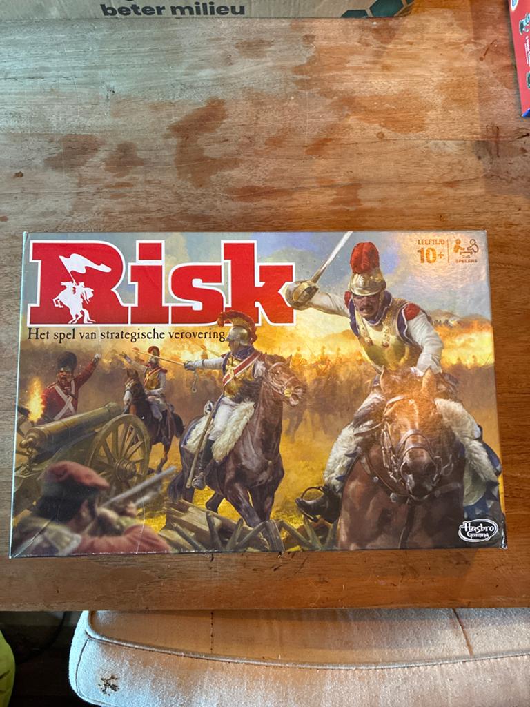 Risk bordspel - Strategisch veroveringsspel, Drie of vier spelers, Ophalen of Verzenden, Gebruikt