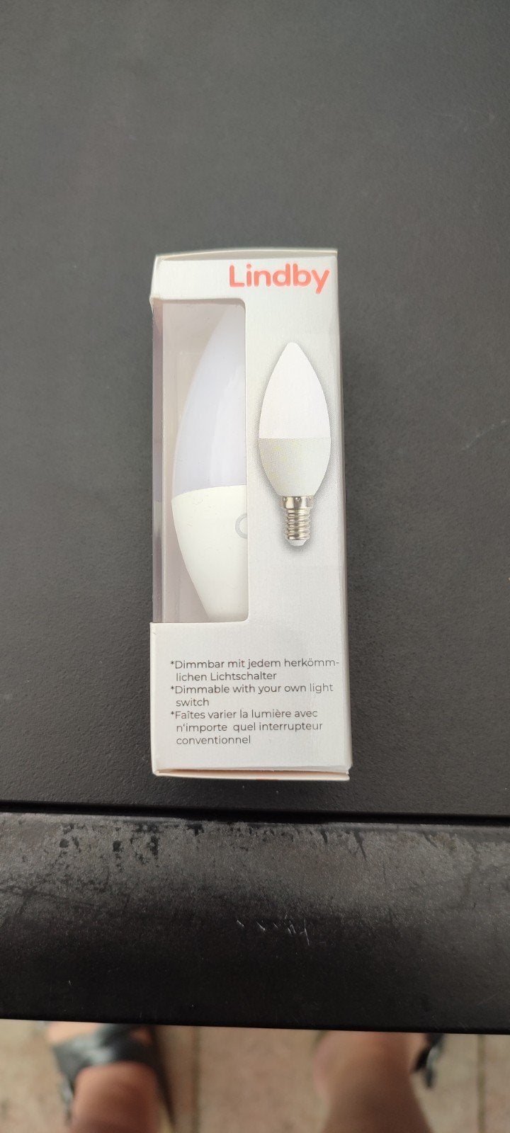 Te koop: 10 x Lindby E14 LED Kaarslamp 400 Lumen, Dimbaar, Wit, Overige merken, Kunststof, E14 (klein)